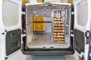 Hygienefahrzeug zur Lebensmittellieferung von Bäcker Caterer Großküchen und vielen mehr